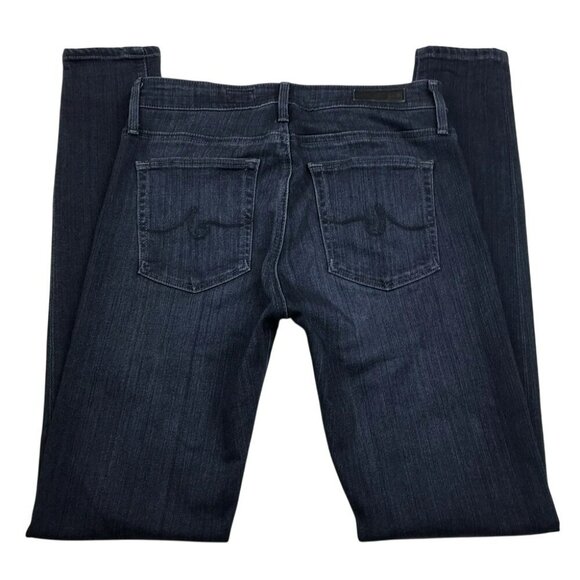AG Adriano Goldschmied Farrah Skinny High Rise Jeans 27R Dark Wash Womens Denim - Picture 4 of 10